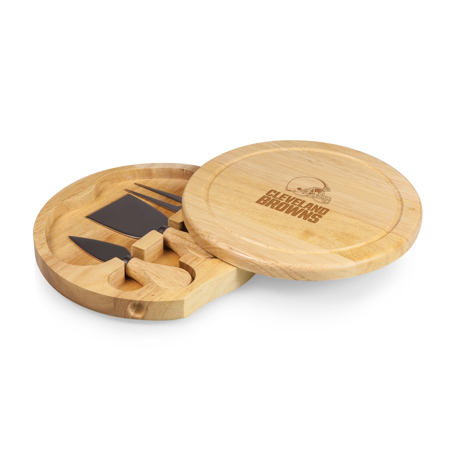 Cleveland Browns - Brie Cheese Cutting Board & Tools Set