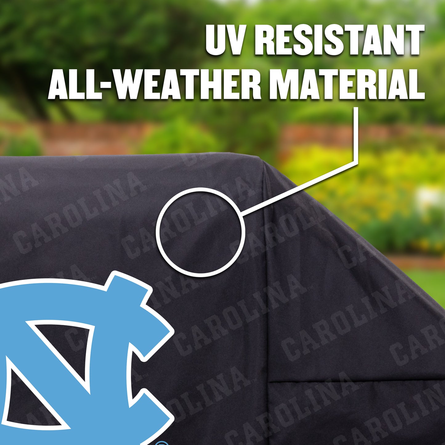 NCAA North Carolina Tar Heels Heavy Duty Grill Cover