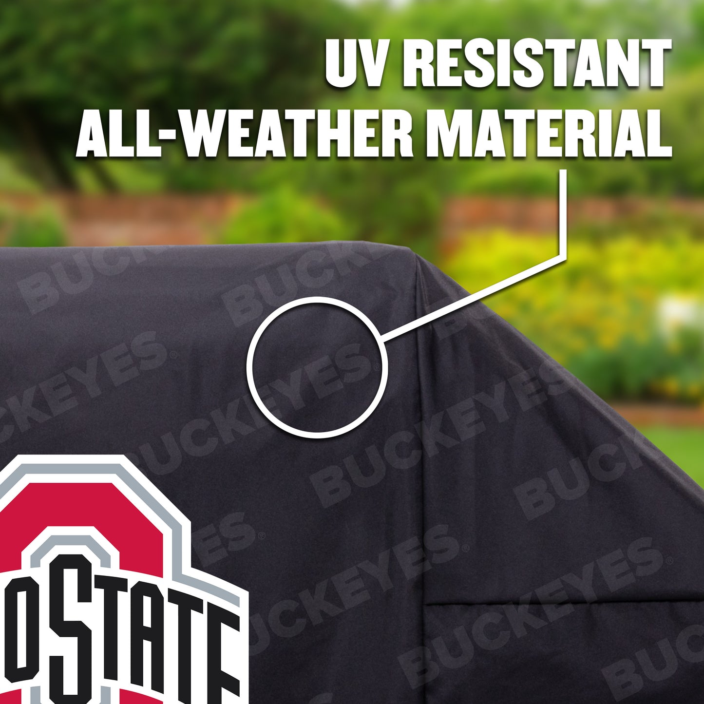 NCAA Ohio State Buckeyes Heavy Duty Grill Cover
