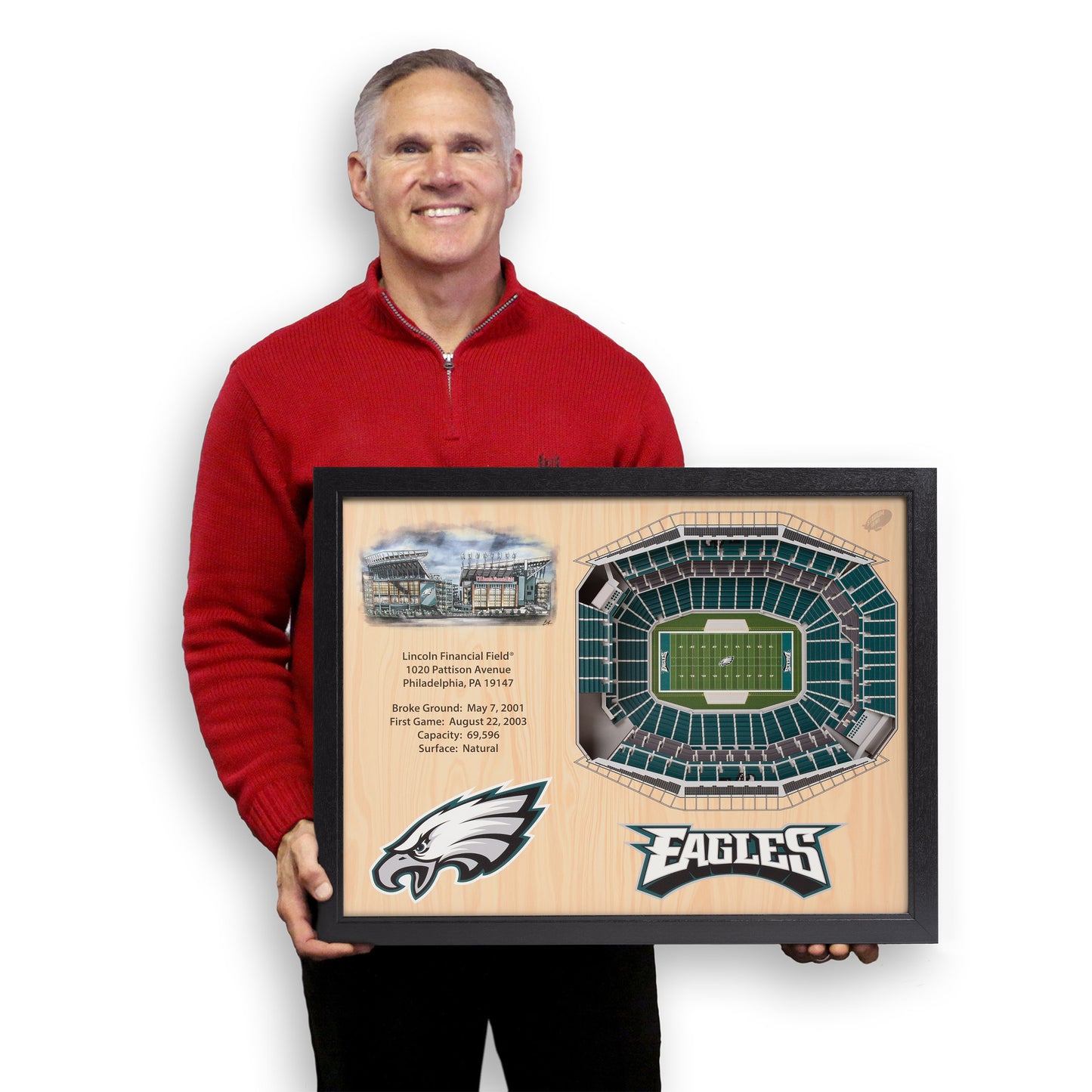 NFL Philadelphia Eagles 25-Layer StadiumView Wallart