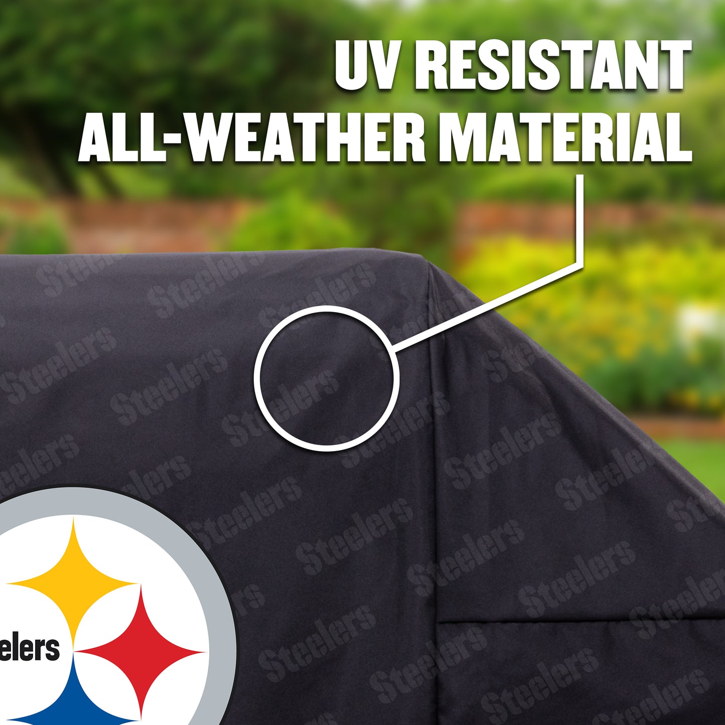 NFL Pittsburgh Steelers Heavy Duty Grill Cover