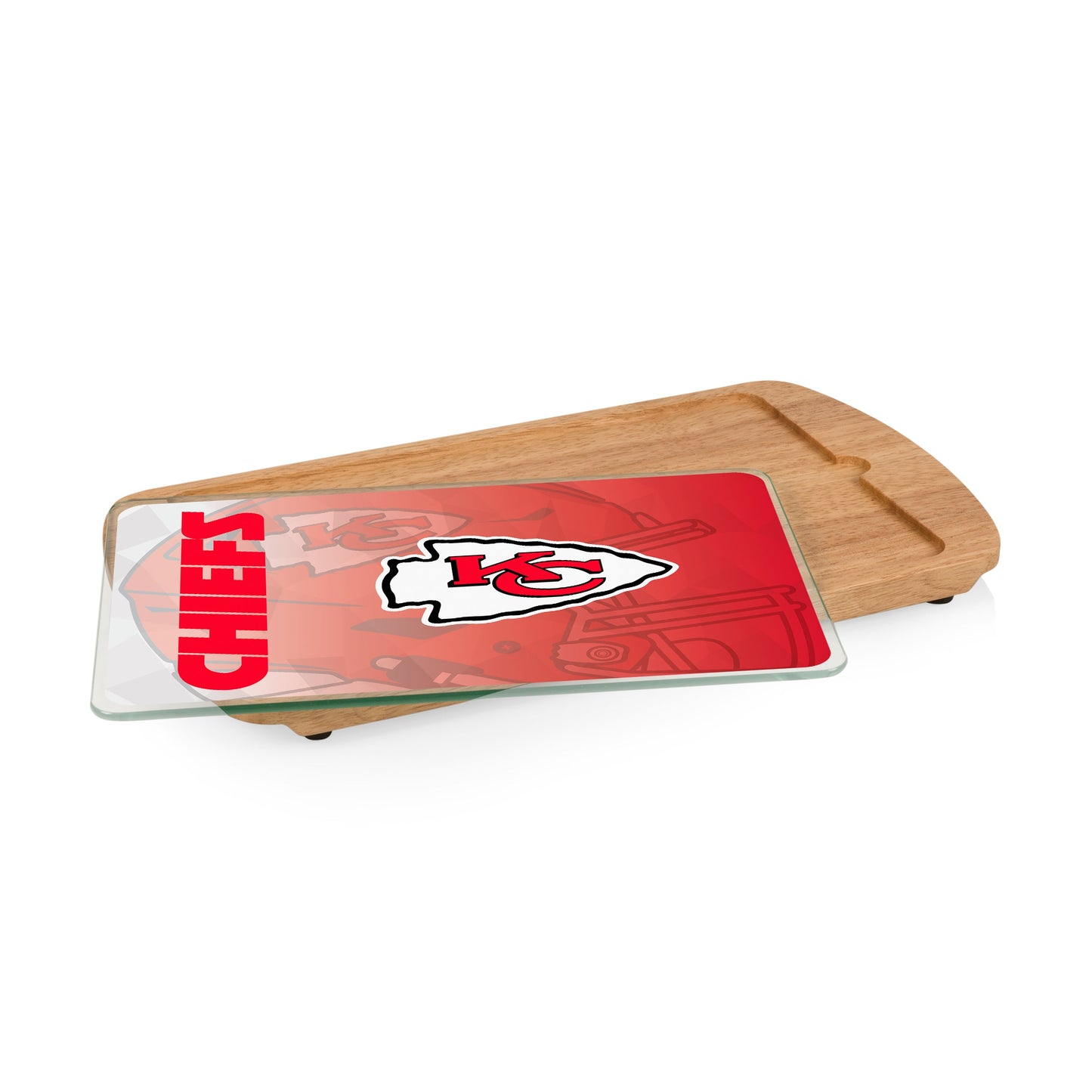 Kansas City Chiefs - Billboard Glass Top Serving Tray
