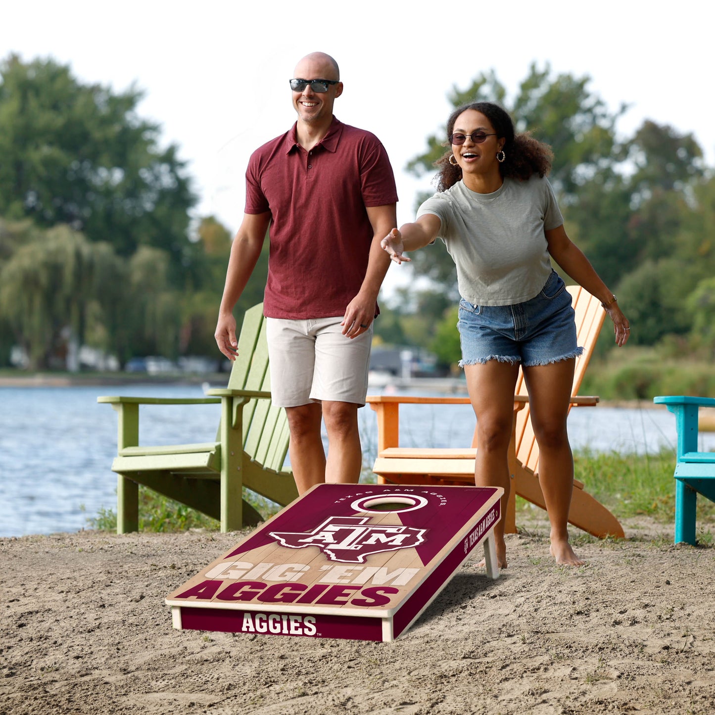 NCAA Texas A&M Aggies 2' x 4' Slogan Series Cornhole