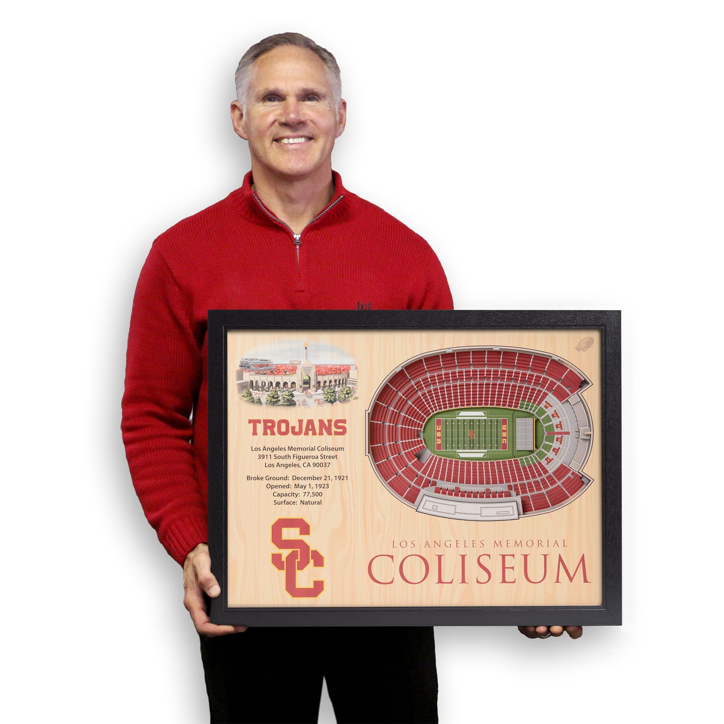 NCAA USC Trojans 25-Layer StadiumView Wallart