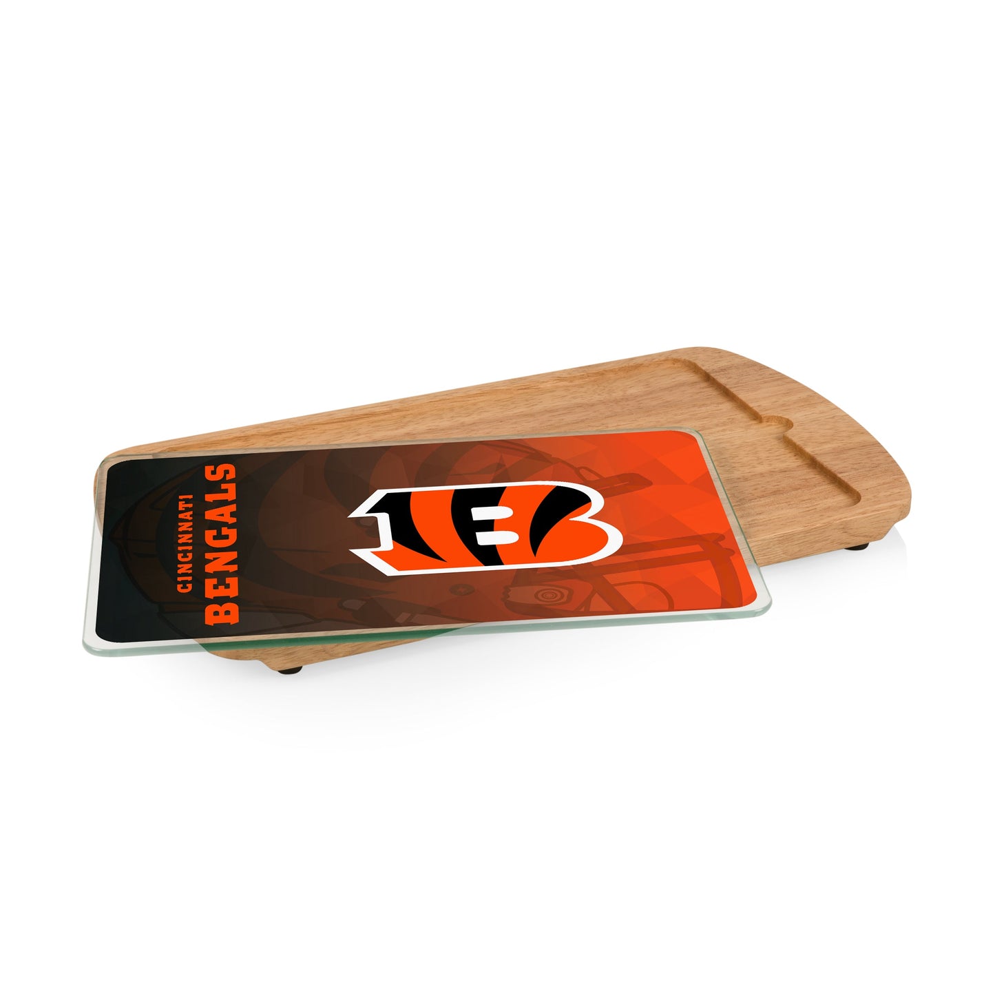 Cincinnati Bengals - Billboard Glass Top Serving Tray