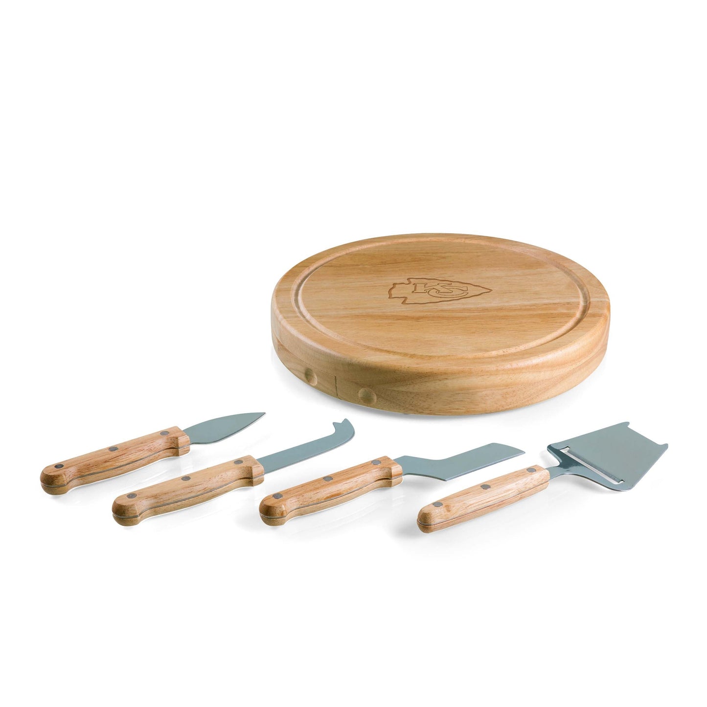 Kansas City Chiefs - Circo Cheese Cutting Board & Tools Set