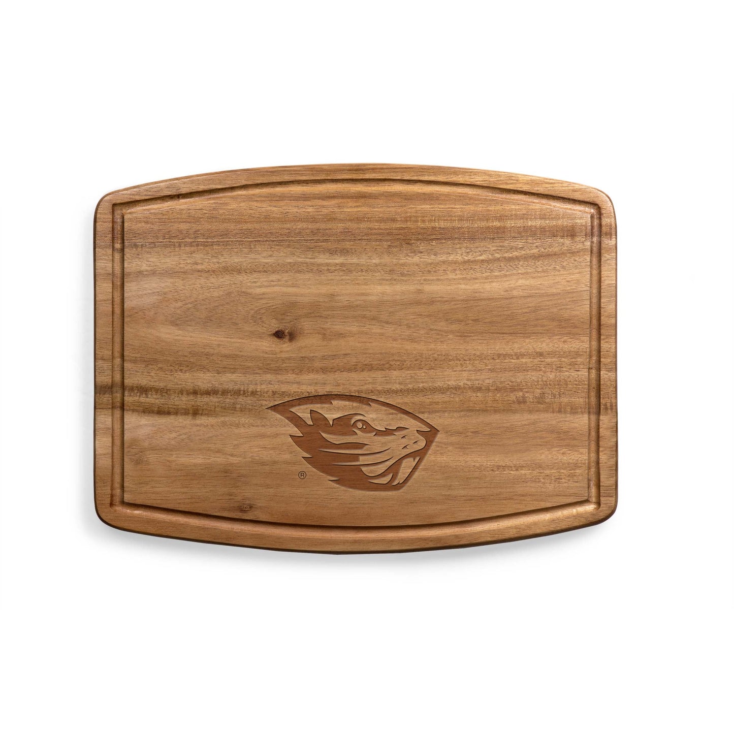 Oregon State Beavers - Ovale Acacia Cutting Board