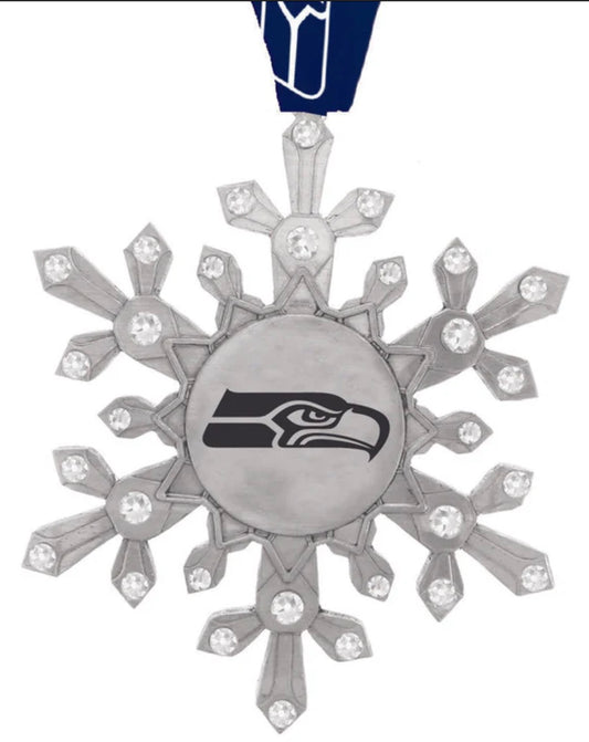 NFL Seattle Seahawks Snowflake Collectible Ornament