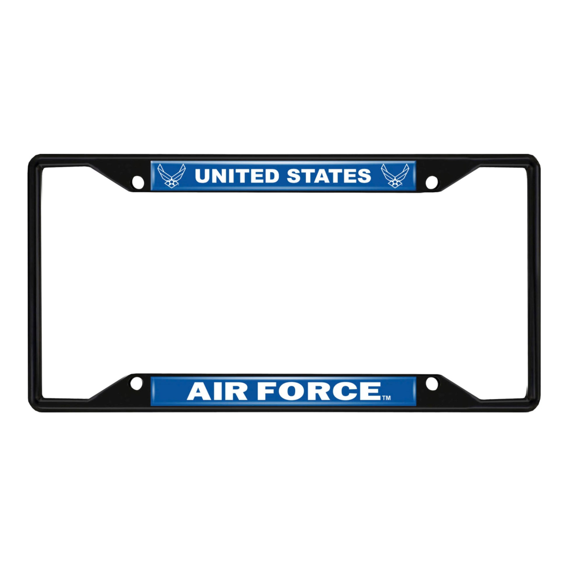 AIR FORCE Black License Plate Frame