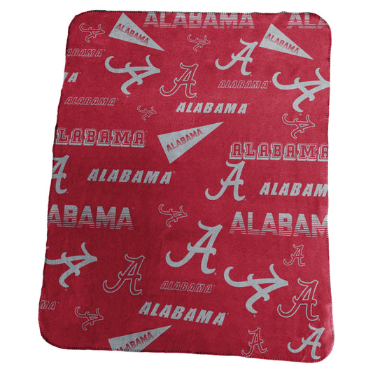 Alabama Fanatics Classic Fleece Throw