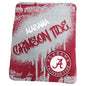 Alabama Classic Graffiti Fleece Throw