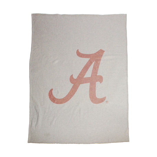Alabama Oversized Logo Sublimated Sweatshirt Blanket