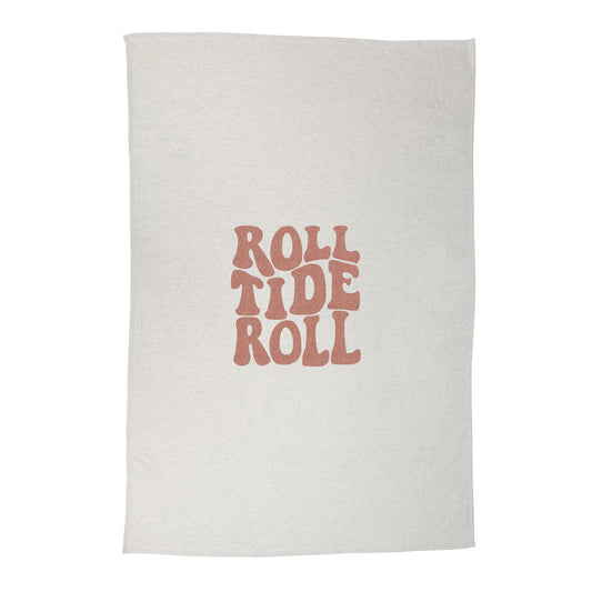 Alabama Roll Tide Roll Sublimated Sweatshirt Blanket