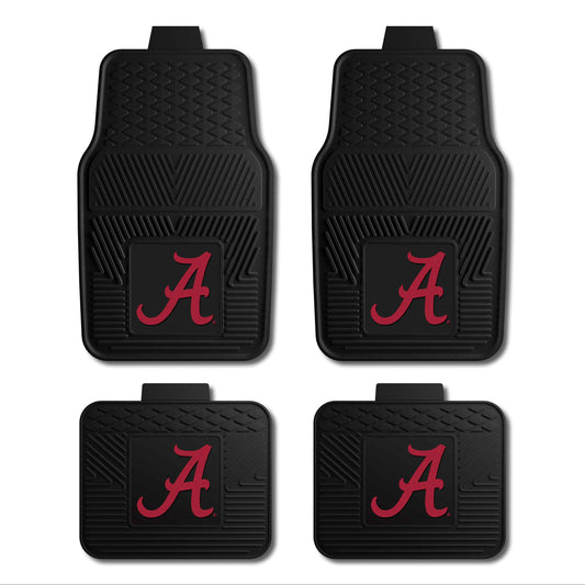 University of Alabama 4-pc Vinyl Car Mat Set