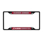 Alabama Crimson Tide License Black Trinity Plate Frame