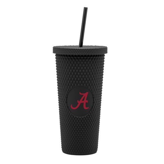 Alabama Black 24oz Studded Tumbler