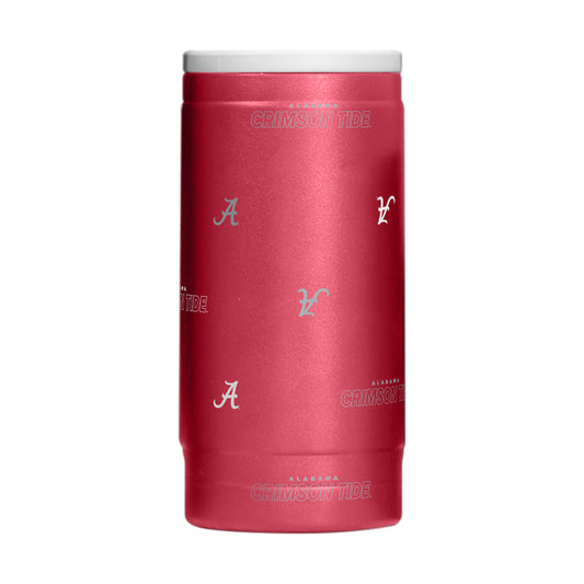 Alabama 12oz Step And Repeat Powdercoat SlimCan Coolie