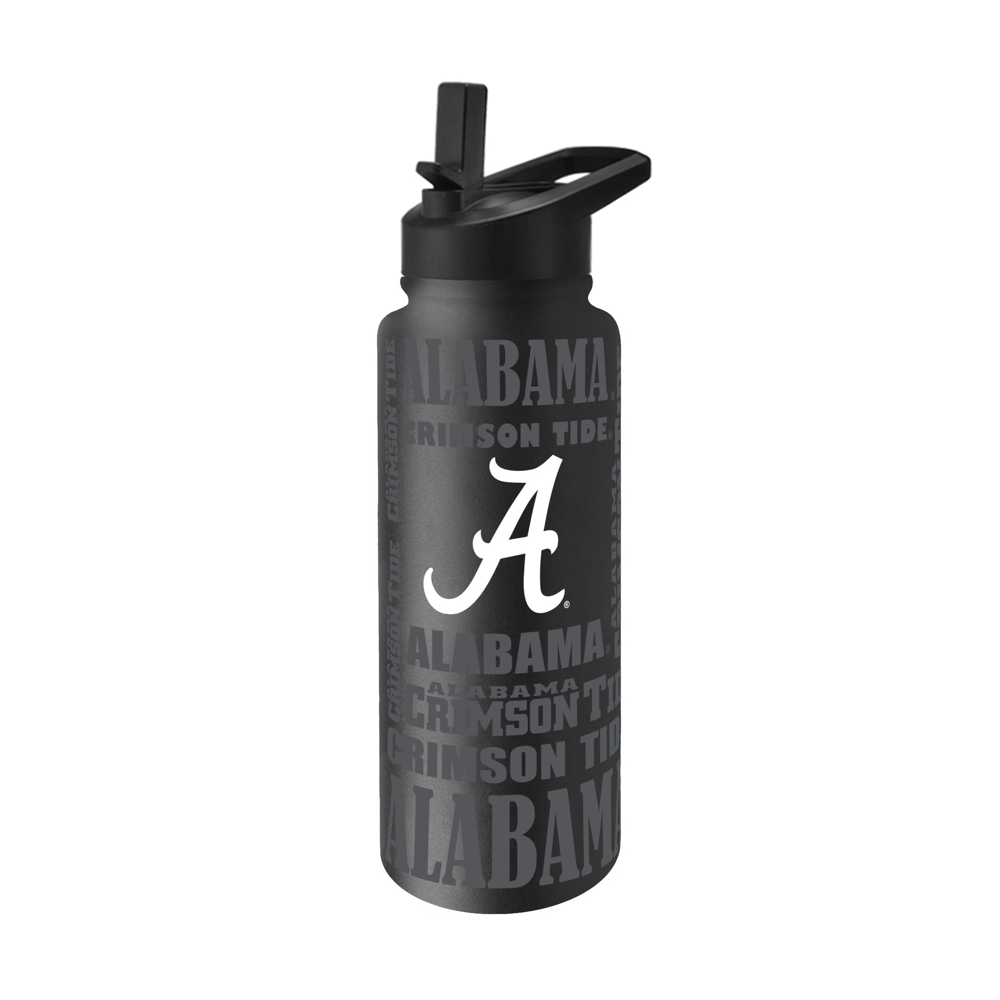 Alabama 34oz Black Replay Quencher Bottle
