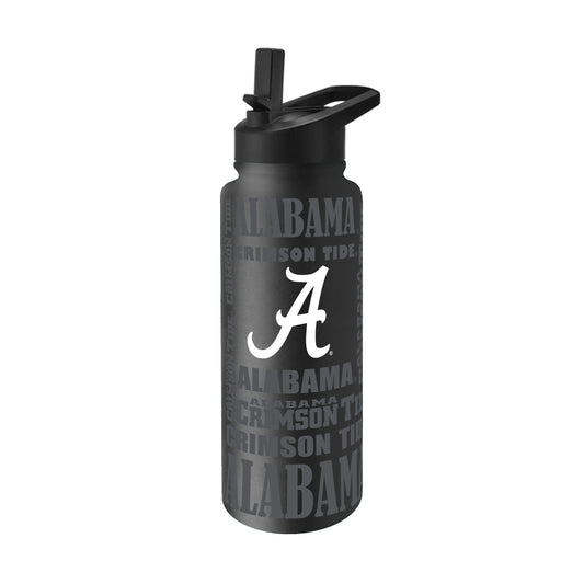 Alabama 34oz Black Replay Quencher Bottle