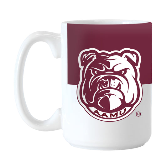 Alabama A&M 15oz Colorblock Sublimated Mug