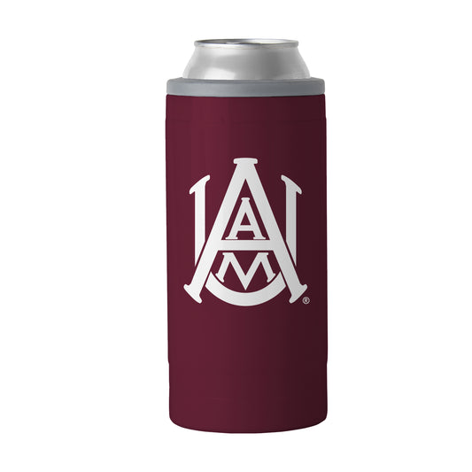 Alabama A&M 12oz Logo Slim Can Coolie