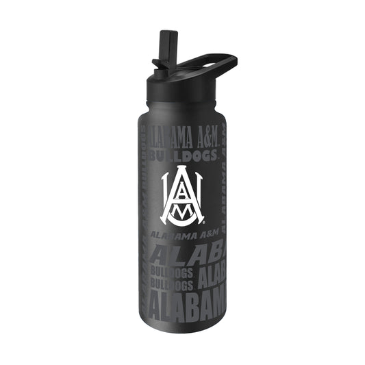 Alabama A&M 34oz Black Replay Quencher Bottle
