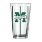 Manhattan University 16oz Thin Stripe Pint Glass