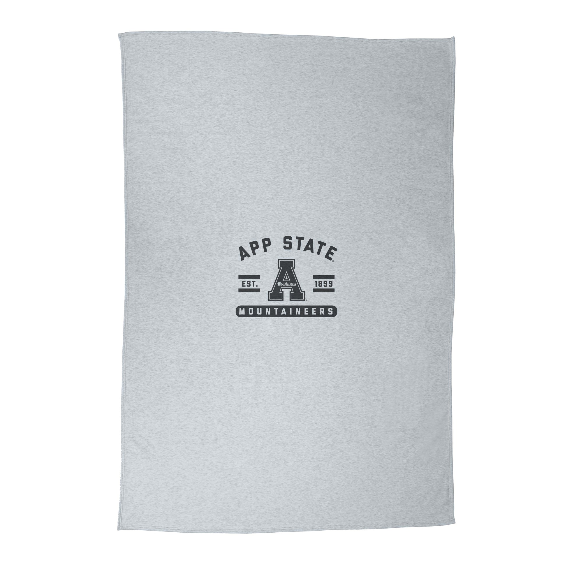 Appalachian State Athletic Gray Sublimated Sweatshirt Blanket