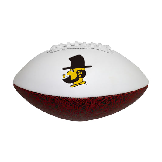 App State Mascot Fullsize Autograph Football