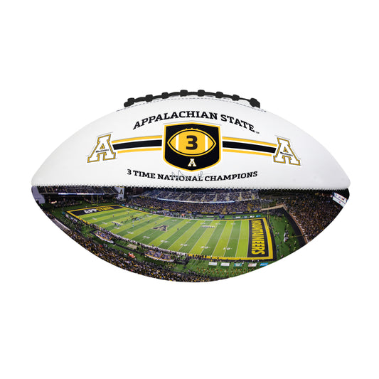 Appalachian State FS Commemorative Autograph Debossed Football