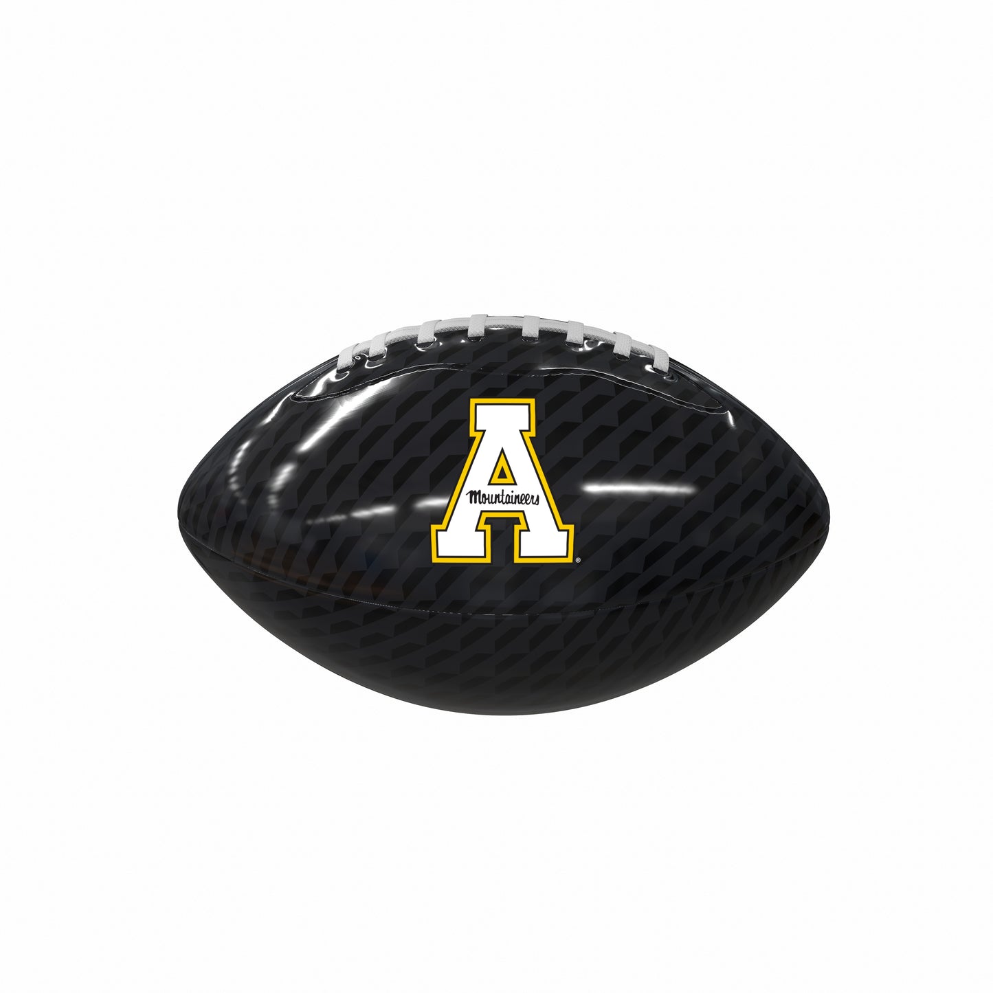 App State University Black Mini Size Glossy Football