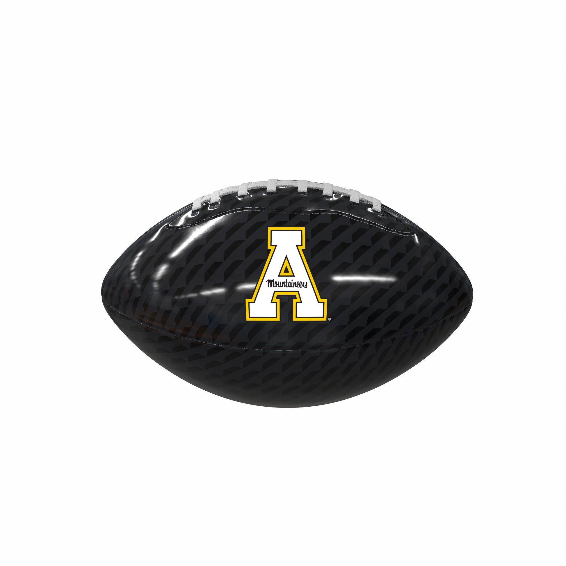 App State University Black Mini Size Glossy Football