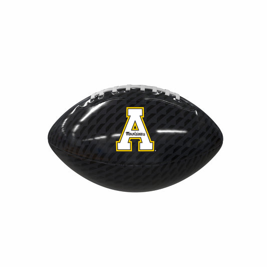 App State University Black Mini Size Glossy Football