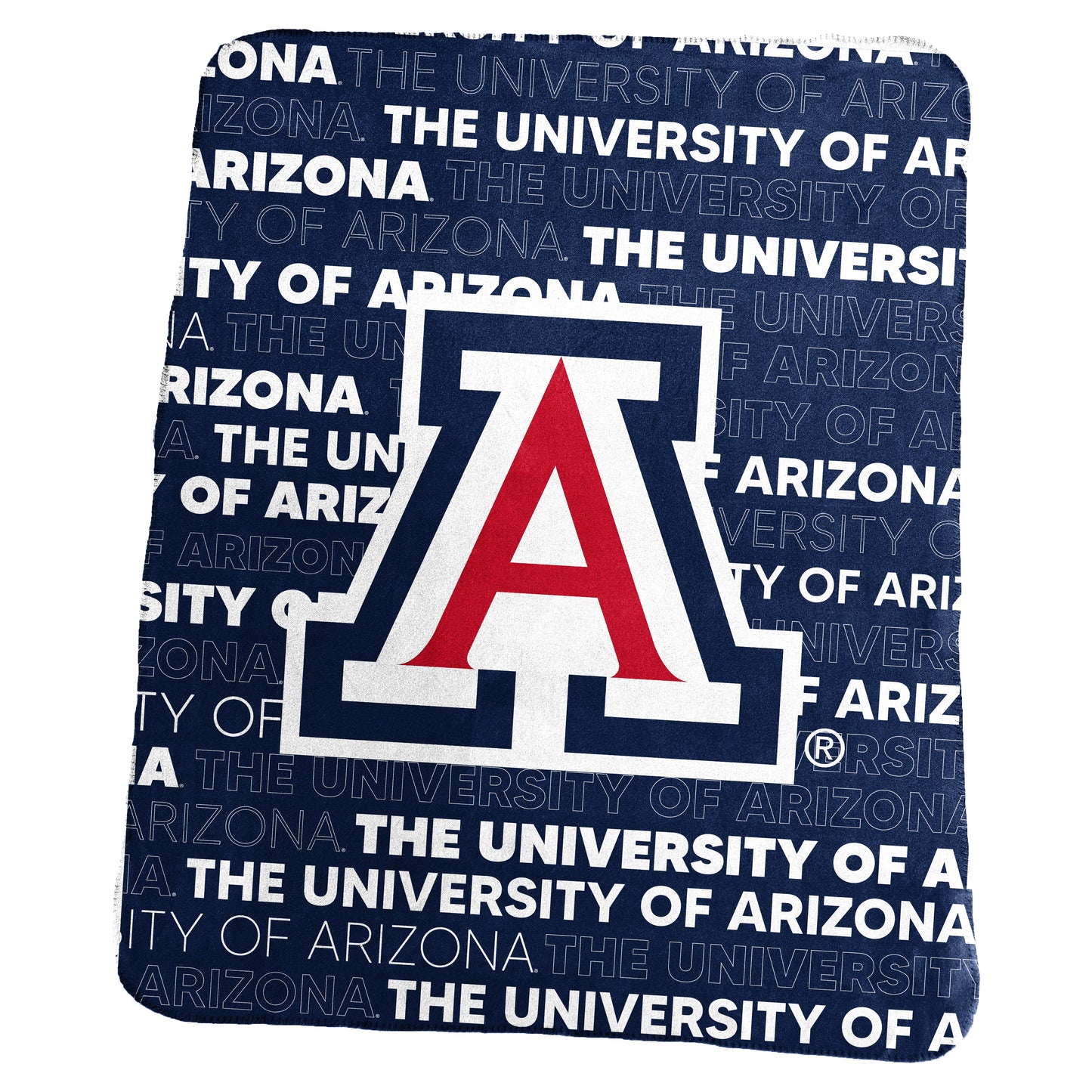 Arizona Navy Classic Fleece Throw