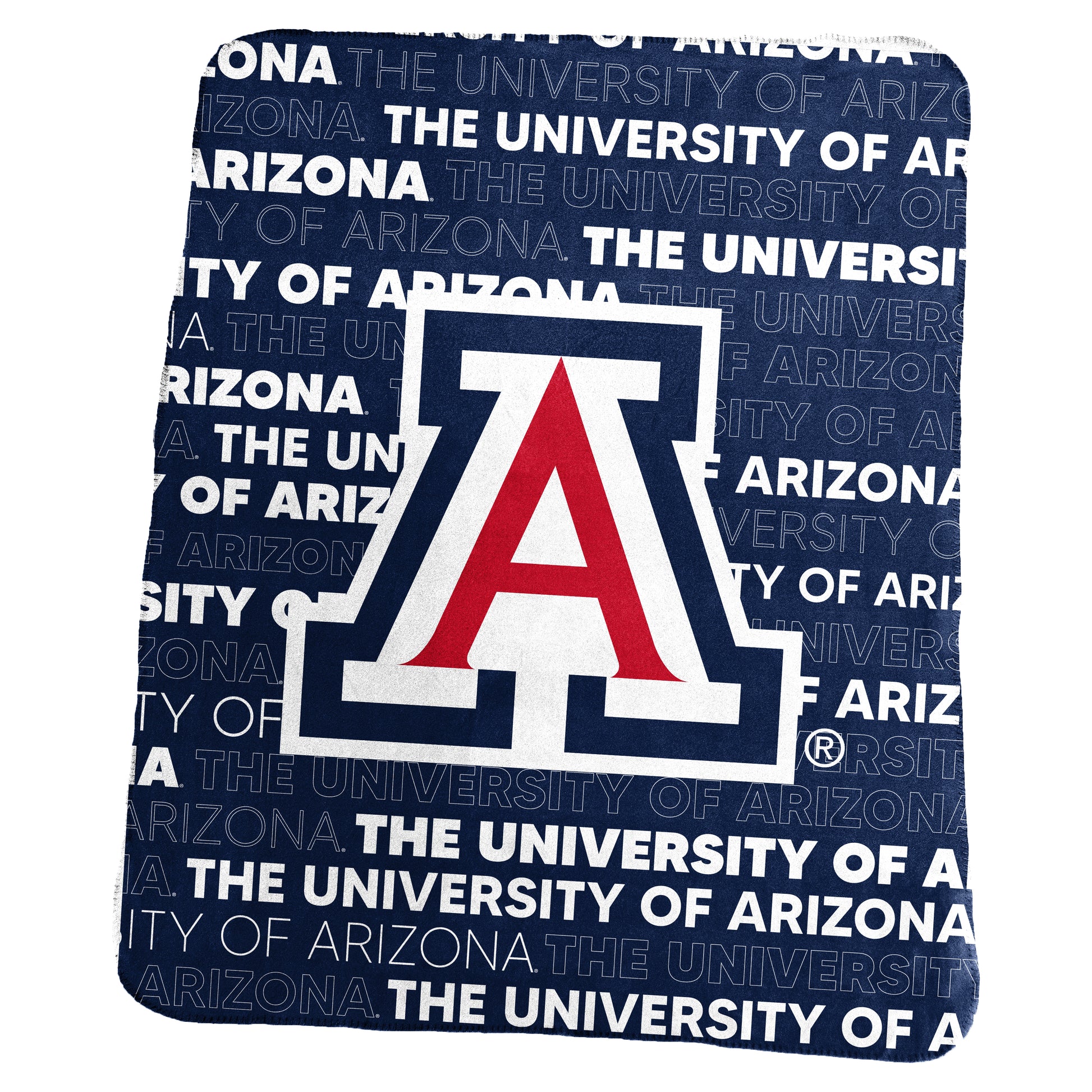 Arizona Navy Classic Fleece Throw