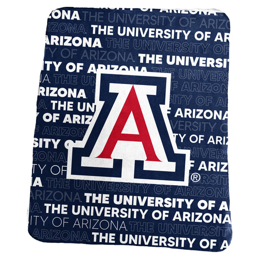 Arizona Navy Classic Fleece Throw