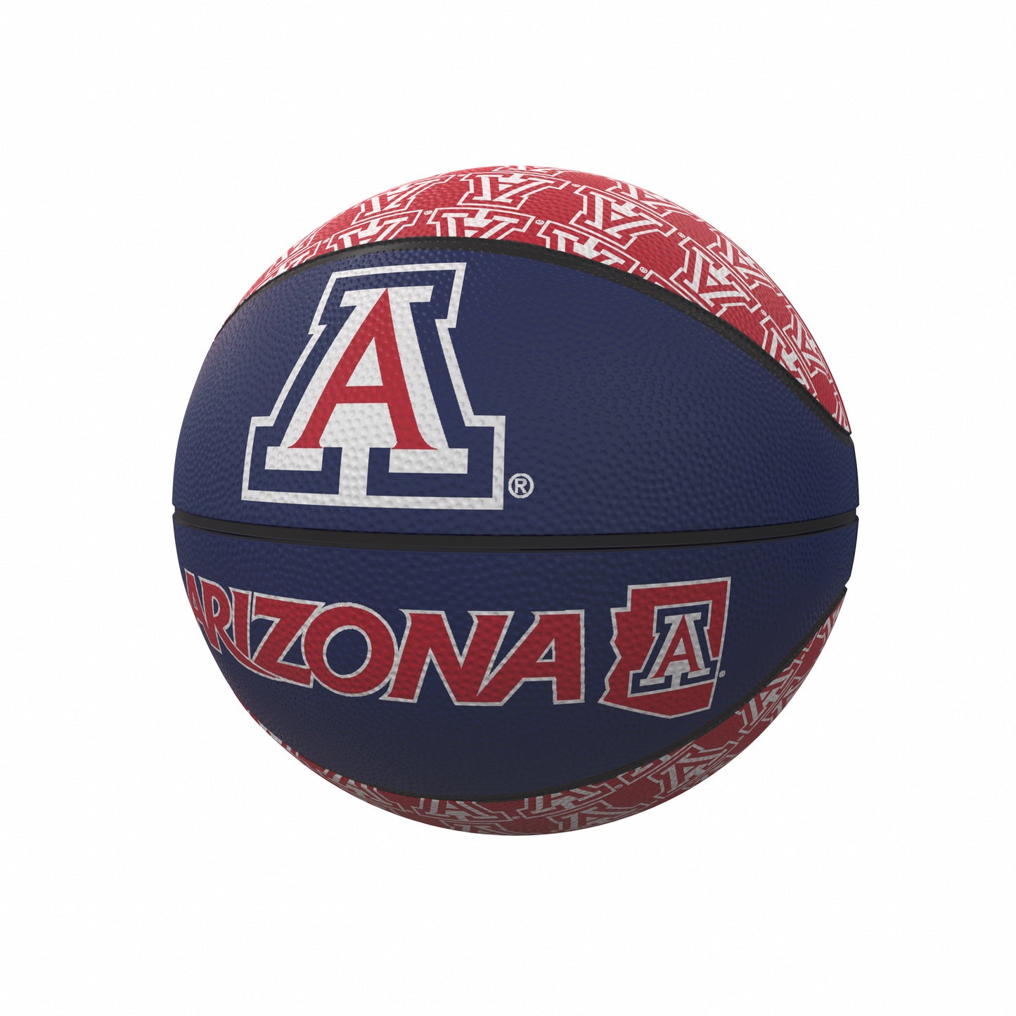 Arizona Repeating Logo Mini-Size Rubber Basketball