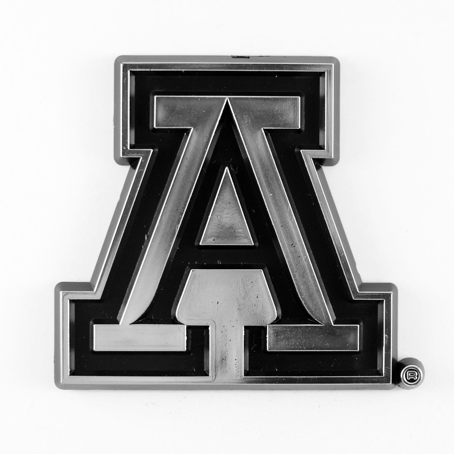 University of Arizona Plastic Chrome Emblem
