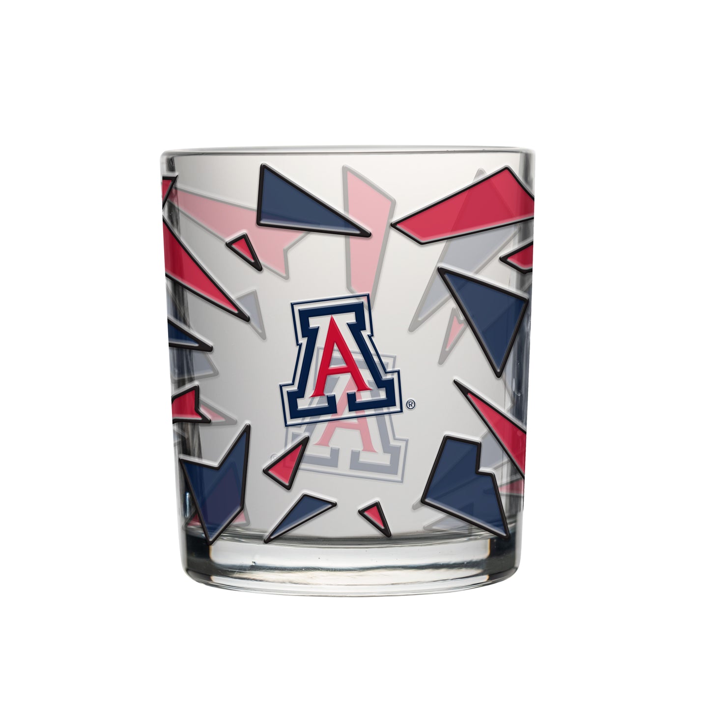 Arizona 12oz Prism Stained Rocks Glass
