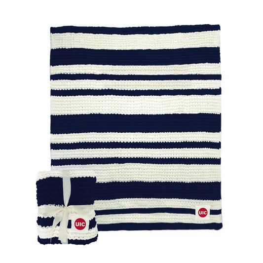 Illinois - Chicago Cable Knit Throw 50x60