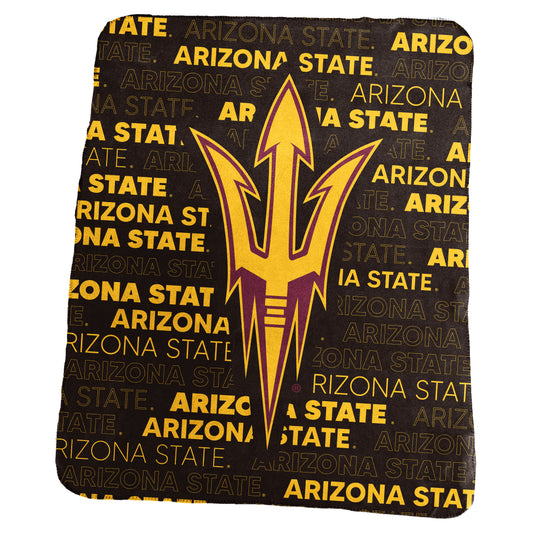 AZ State Black Classic Fleece Throw