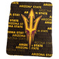 AZ State Black Classic Fleece Throw