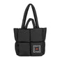 AZ State Black FIDM Puff Tote
