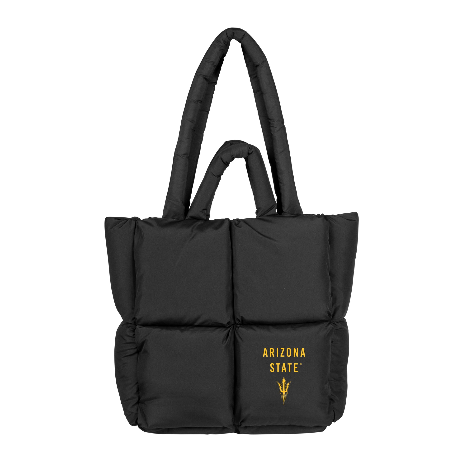 AZ State Black Puff Tote