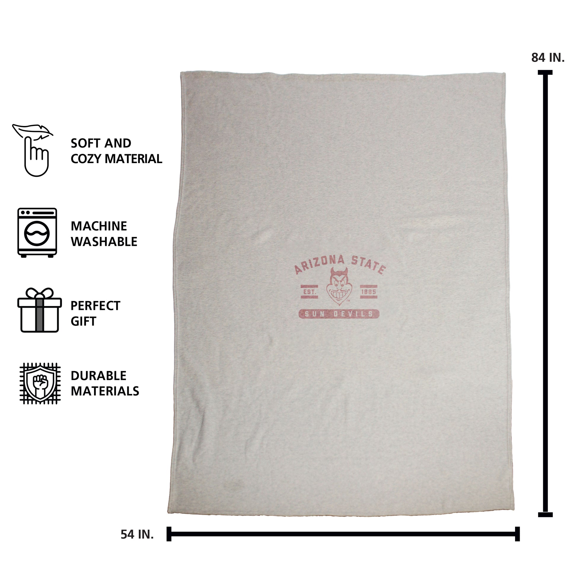 AZ State Sublimated Sweatshirt Blanket