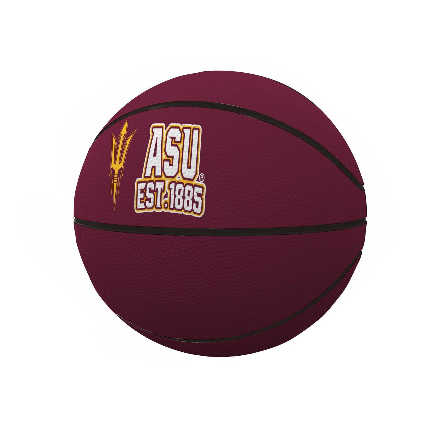 Arizona State University Mini Abstract Size Rubber Basketball