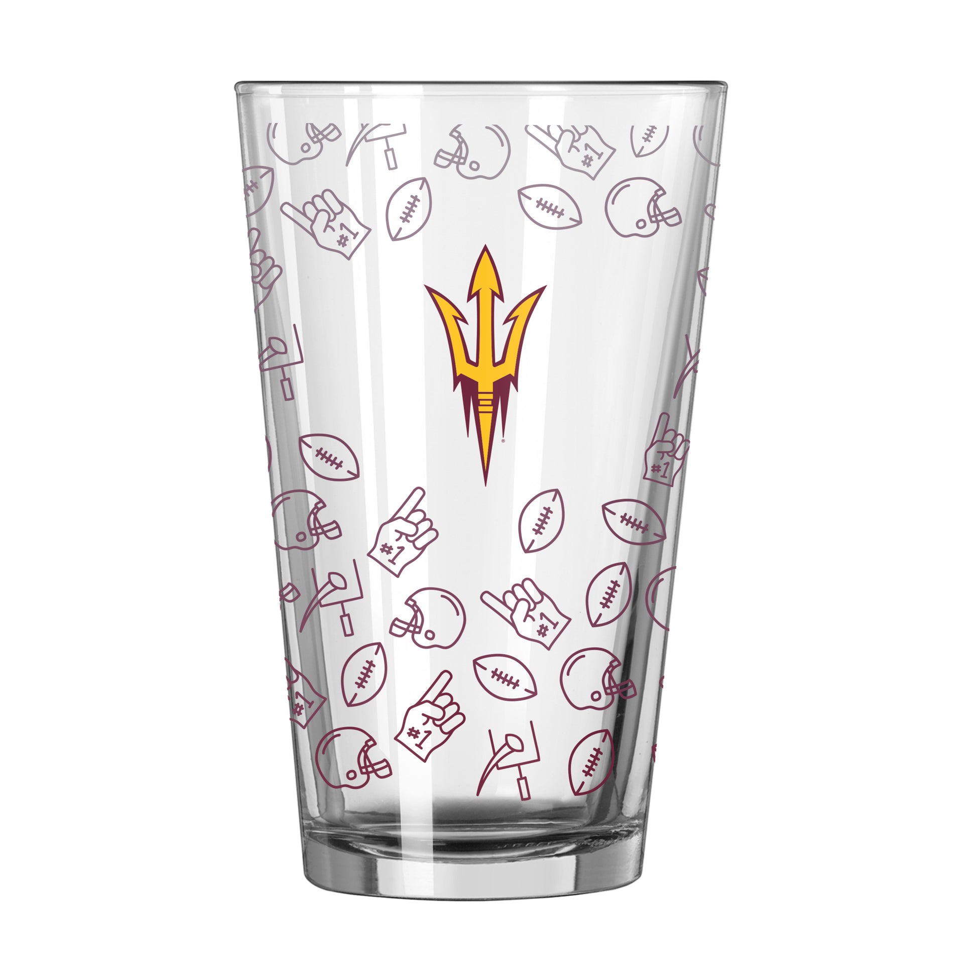 AZ State 16oz Ombre Playmaker Pint Glass