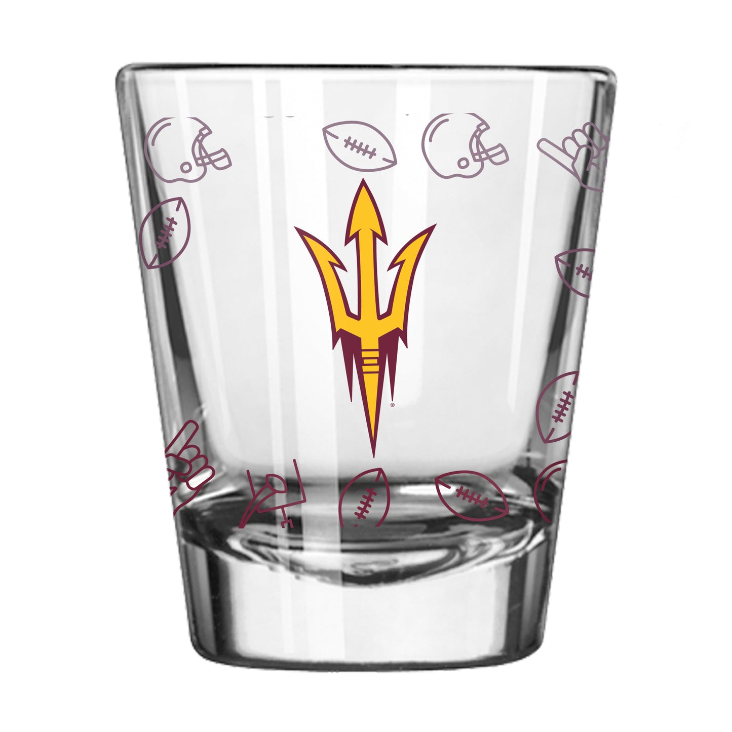 AZ State 2oz Ombre Playmaker Shot Glass