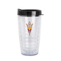 AZ State 16oz Flipside Dbl Wall Clear Tumbler