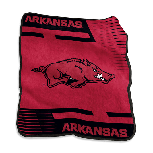 Arkansas Raschel Double Stripe Throw